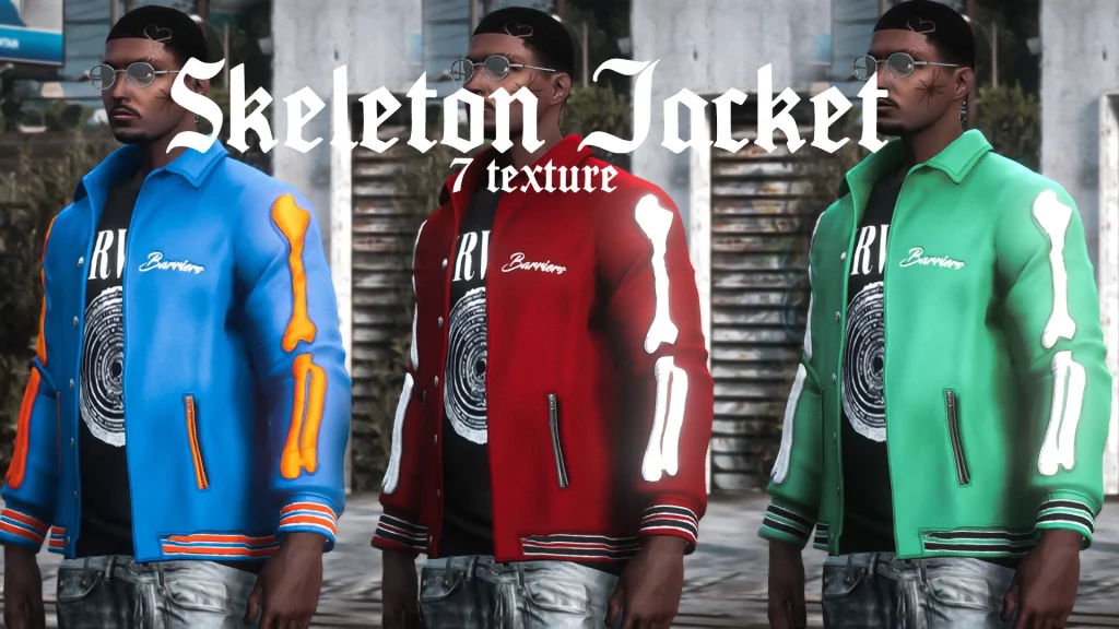 Skeleton Jacket For Mp Male 1.0