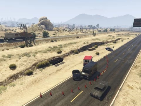 Car crash sandy shores (MENYOO)