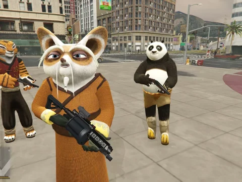 Package Kung Fu Panda [Add-On Ped] 1.0
