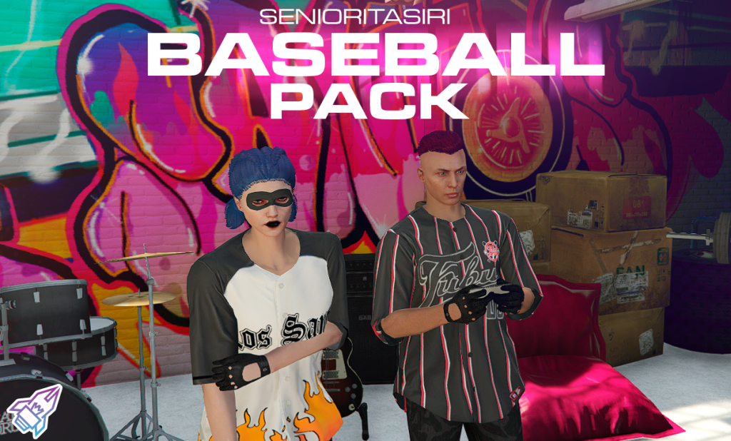 BASEBALL SHIRT PACK for MP Male and MP Female 1.0
