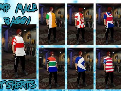 Baggy T Shirts for MP Male 1.1