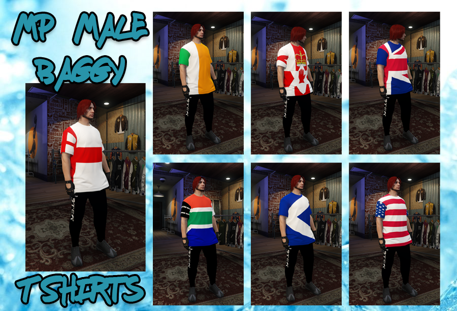 Baggy T Shirts for MP Male 1.1
