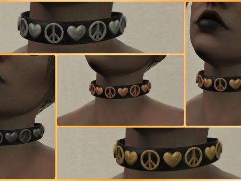 Blahberry Pancake's Peace and Love Choker 1.0