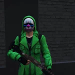 Criminal Verde Free Fire [Add-On Ped] 1.0