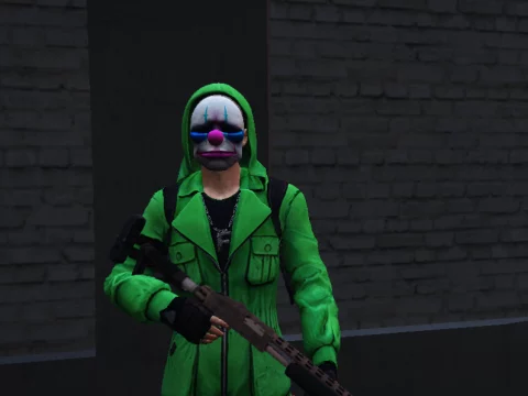 Criminal Verde Free Fire [Add-On Ped] 1.0
