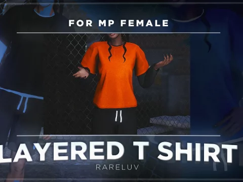 Layered T Shirt For MP Female 1.0