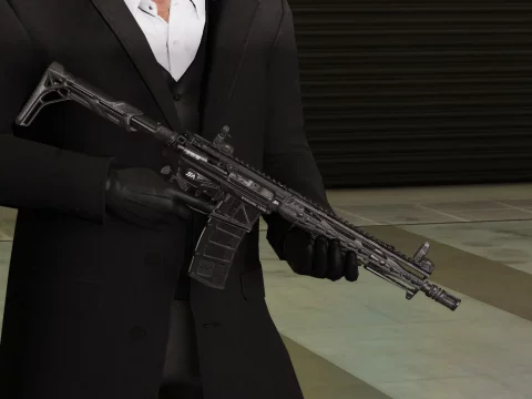 MW 2019 - Skeletonized M4A1 [Animated]