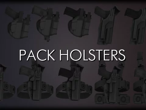 Pack Holsters [EUP][Not Game Ready] V 1.0