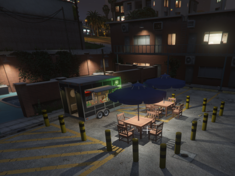 Pink Motel Food Stand Blarneys GTAV Map-Harita [ YMAP / FiveM / SP ] 1.1