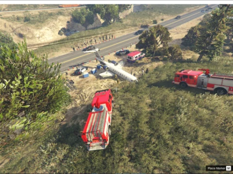 Plane Crash On HighWay 1.0