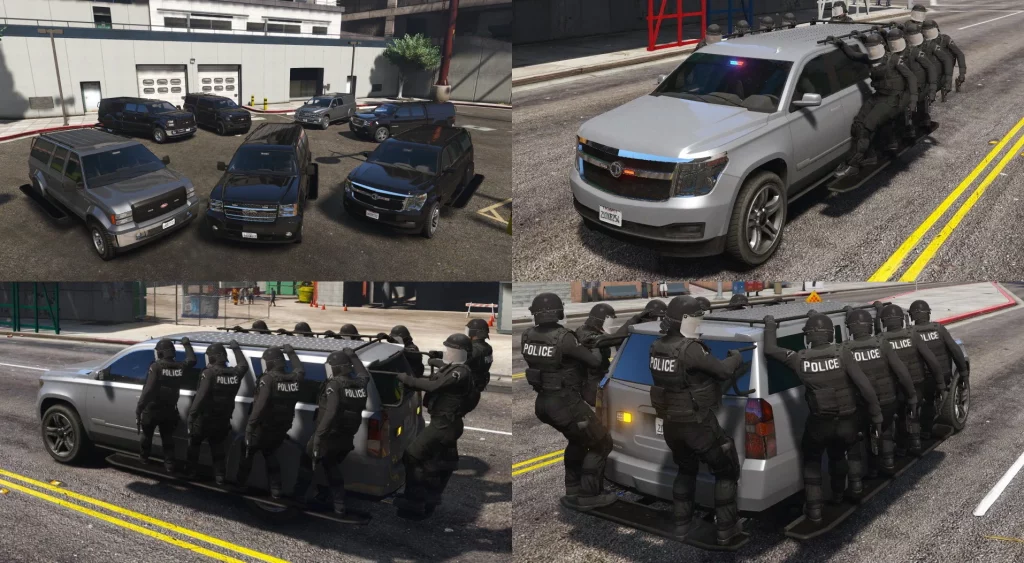 Police Riot Control Unit Transporter [Add-on] 3.1