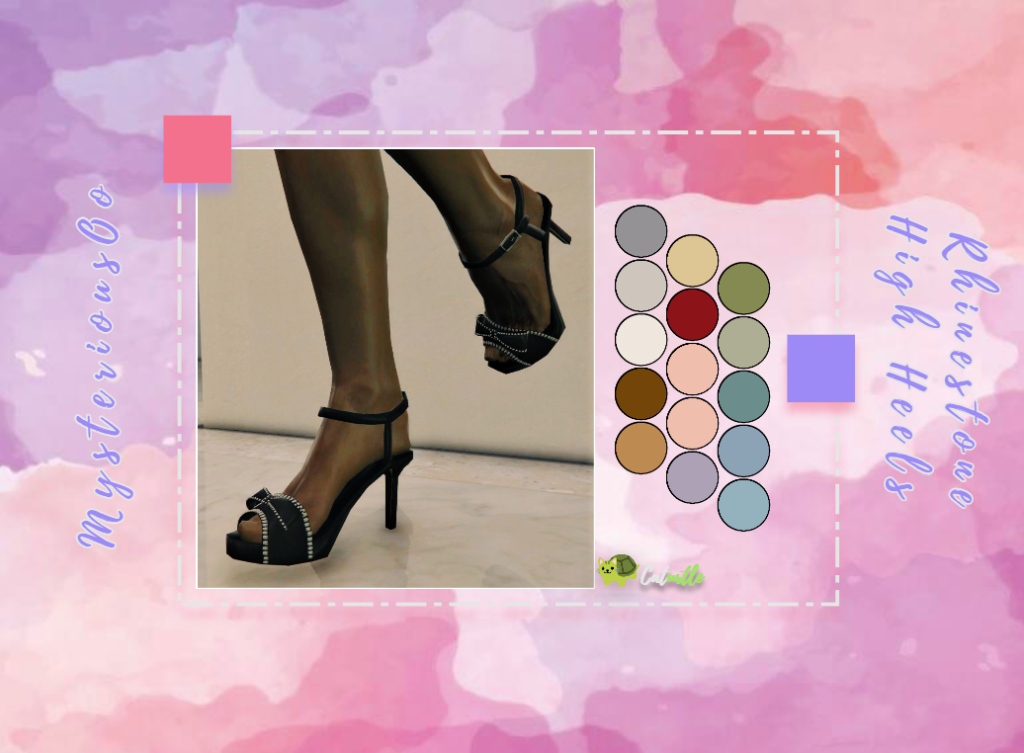 MysteriousOo's Rhinestone High Heels 1.0