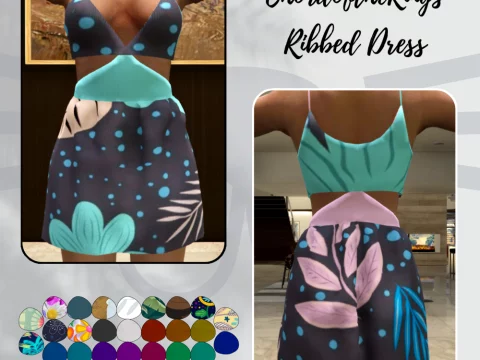 Ribbed Dress for MP Female 1.0