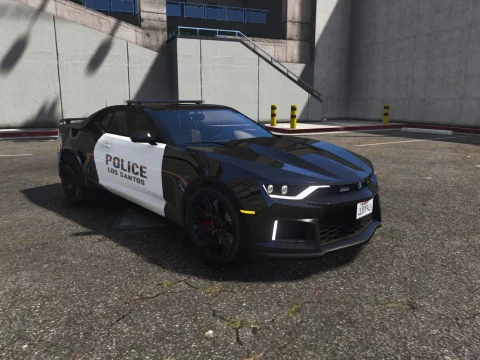 Police/Sheriff Muscle car pack [Add-On | Template] 1.0