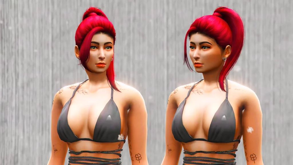 Sims 4 Custom Female x34 [Add-On Ped] 1.0