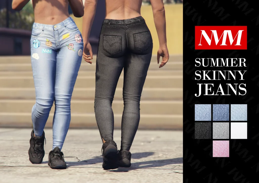 Summer Skinny Jeans for MP Female 1.0