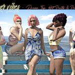 Summer Vibes - Dress, Top, Hot Pants & Necklace for MP female 1.0