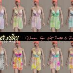 Summer Vibes - Dress, Top, Hot Pants & Necklace for MP female 1.0