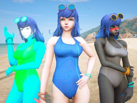 Swimsuit girl [Add-On Ped] 1.0