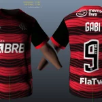 T-Shirts Soccer C. R. Flamengo Adidas kit 2022-2023