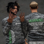 Warning Sweater Pack for MP Male