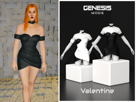 Wrapped Dress For MP Female 1.0