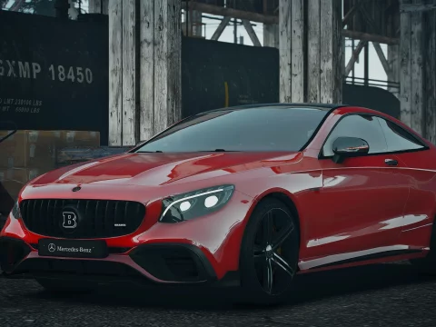 2018 Mercedes S63 Coupé Brabus [Add-On | Tuning] 1.0