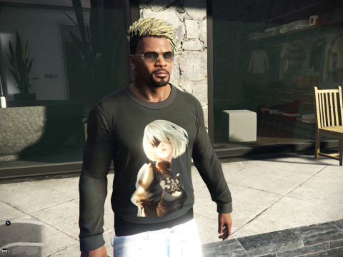 2b Nier Automata T-shirt for franklin 1.0