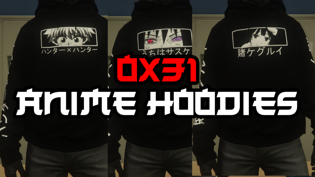 Anime Hoodies for MP Male | FIVEM READY 1.0