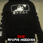 Anime Hoodies for MP Male | FIVEM READY 1.0