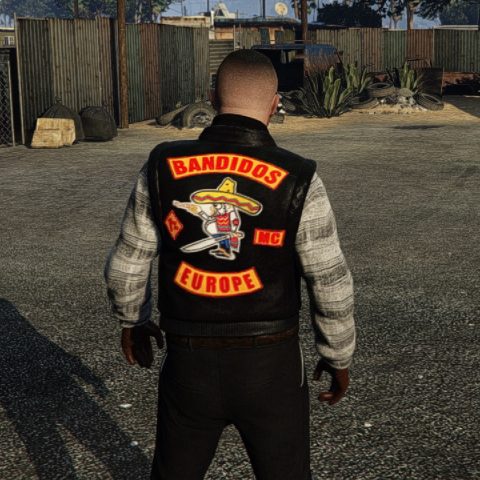 Bandidos MC vest for Michael V4.0 – GTA 5 mod