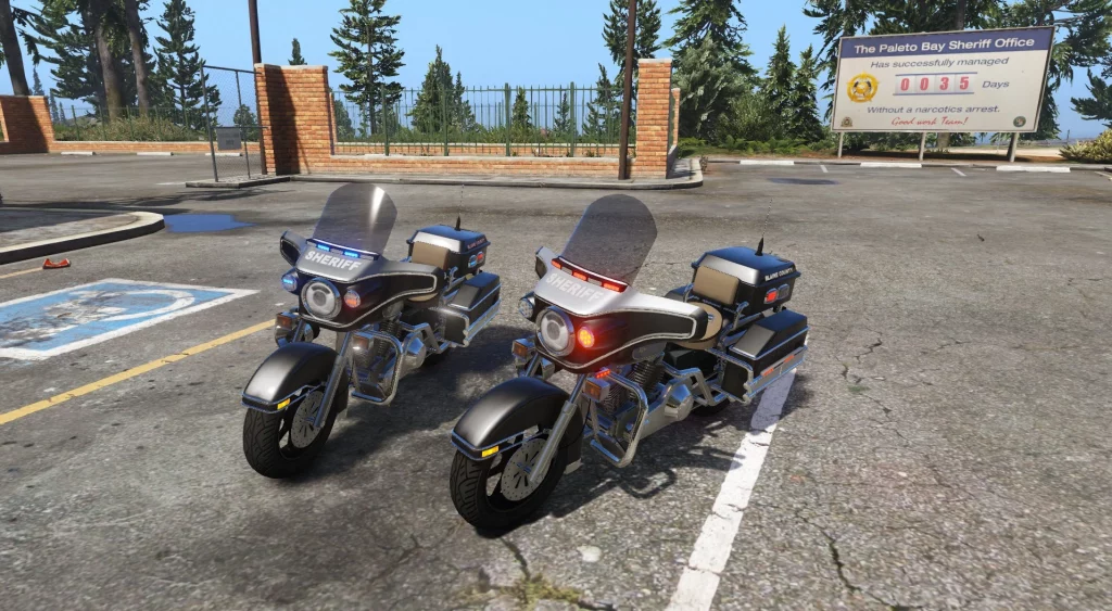 Blaine County Sheriff Wintergreen Motorcycle [Add-On | Template] 1.0