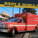 Bravado Bison S Ambulance [Add-On | Replace | Liveries | Template] v1.0.1