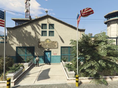 California State Prison entrance sign 1.0