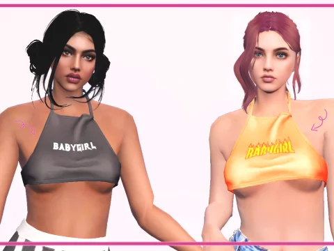Lifted Halter Top for MP Female 1.0