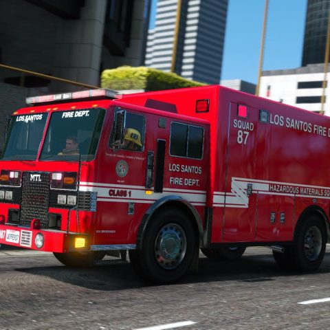 MTL Fire Hazmat Truck [Add-On | Liveries | Template] 1.0 – GTA 5 mod