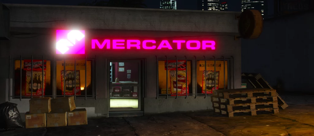Mercator Slovenia City logo [YMAP | SP & FiveM] 1.5