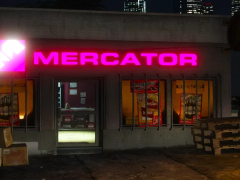 Mercator Slovenia City logo [YMAP | SP & FiveM] 1.5