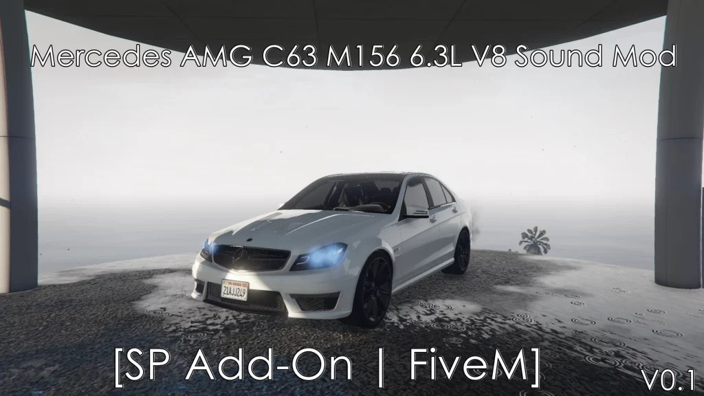 Mercedes AMG C63 M156 6.3L V8 Sound Mod [SP Add-On | FiveM] V0.1