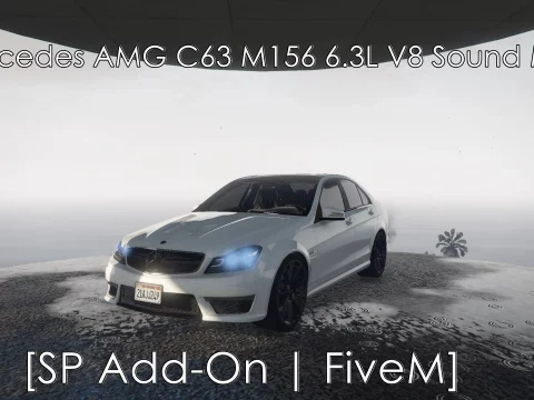 Mercedes AMG C63 M156 6.3L V8 Sound Mod [SP Add-On | FiveM] V0.1