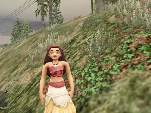 Moana & Maui [Add-On Ped] 1.0