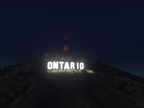 Ontario sign replaces Vinewood sign [FIVEM/SP] 1.0