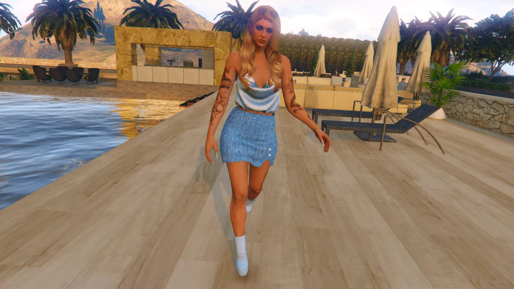 Plaid Skirt Retexture for MP Female 1.0 