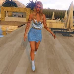Plaid Skirt Retexture for MP Female 1.0 Designer Nails for MP Female