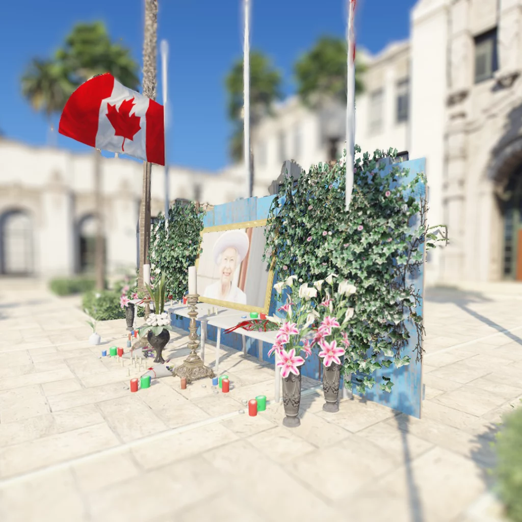 Queen Elizabeth II | Tribute Site City Hall | [FIVEM/SP] 1.0