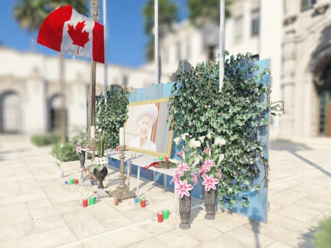 Queen Elizabeth II | Tribute Site City Hall | [FIVEM/SP] 1.0