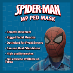Spider-Man Classic Suit Mask for MP Ped 1.0
