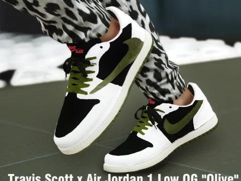 Travis Scott x Air Jordan 1 Low OG "Olive" 1.0