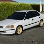 1996-2000 Honda Civic LX 4dr Us-spec [Add-On | Extras | LODs] 2.0
