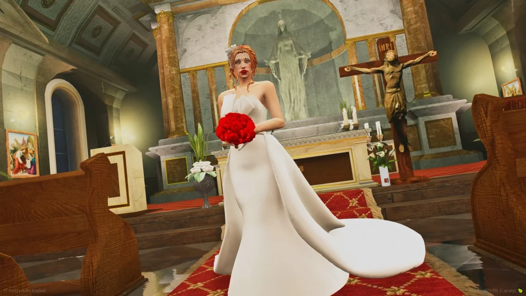 Amy Wedding dress for MP Female 1.0
